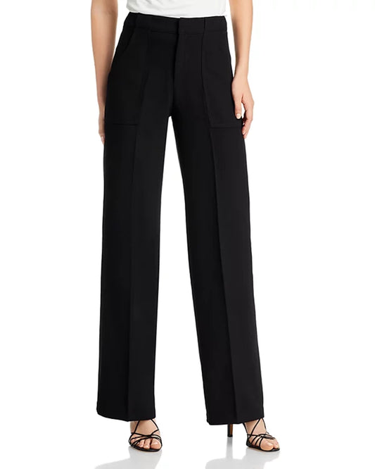 Belt Loops Wide Leg Pants